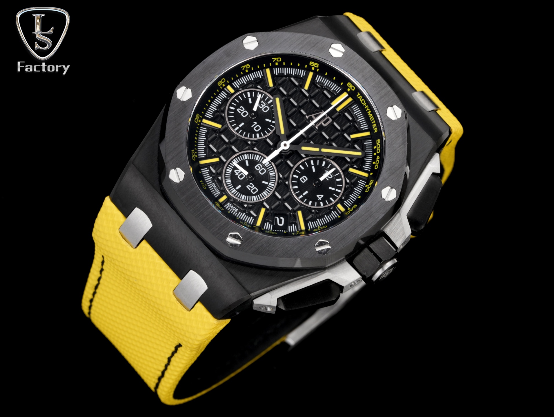 Audemars Piguet Royal Oak Offshore 26420 316 Stainless Steel Rubber strap 44 mm Date display LS Factory Configuration AC5A55 1:1 Superclone