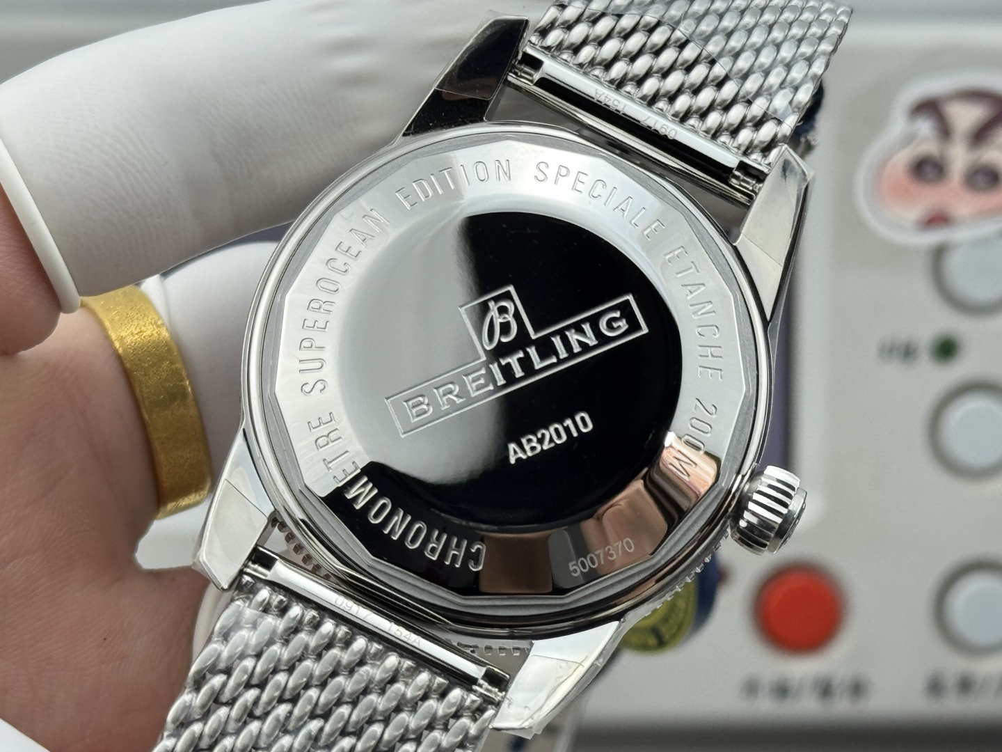 Breitling Superocean Heritage Rubber strap 42 mm GF Factory Configuration ED89CB 1:1 Superclone - Image 9