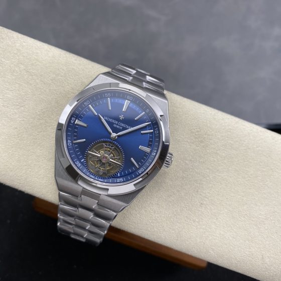 Vacheron Constantin Overseas Stainless steel Blue 42.5X13.5 mm Tourbillon Configuration B40662 1:1 Superclone