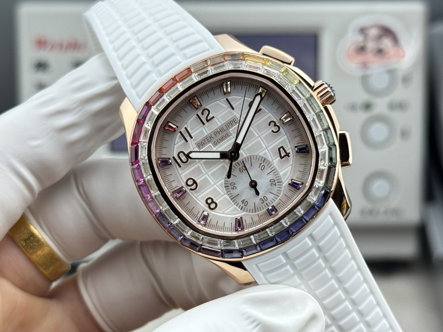 Patek Philippe Aquanaut Luce 7968/300R-001 Rainbow Chronograph 1:1 Superclone - Image 93