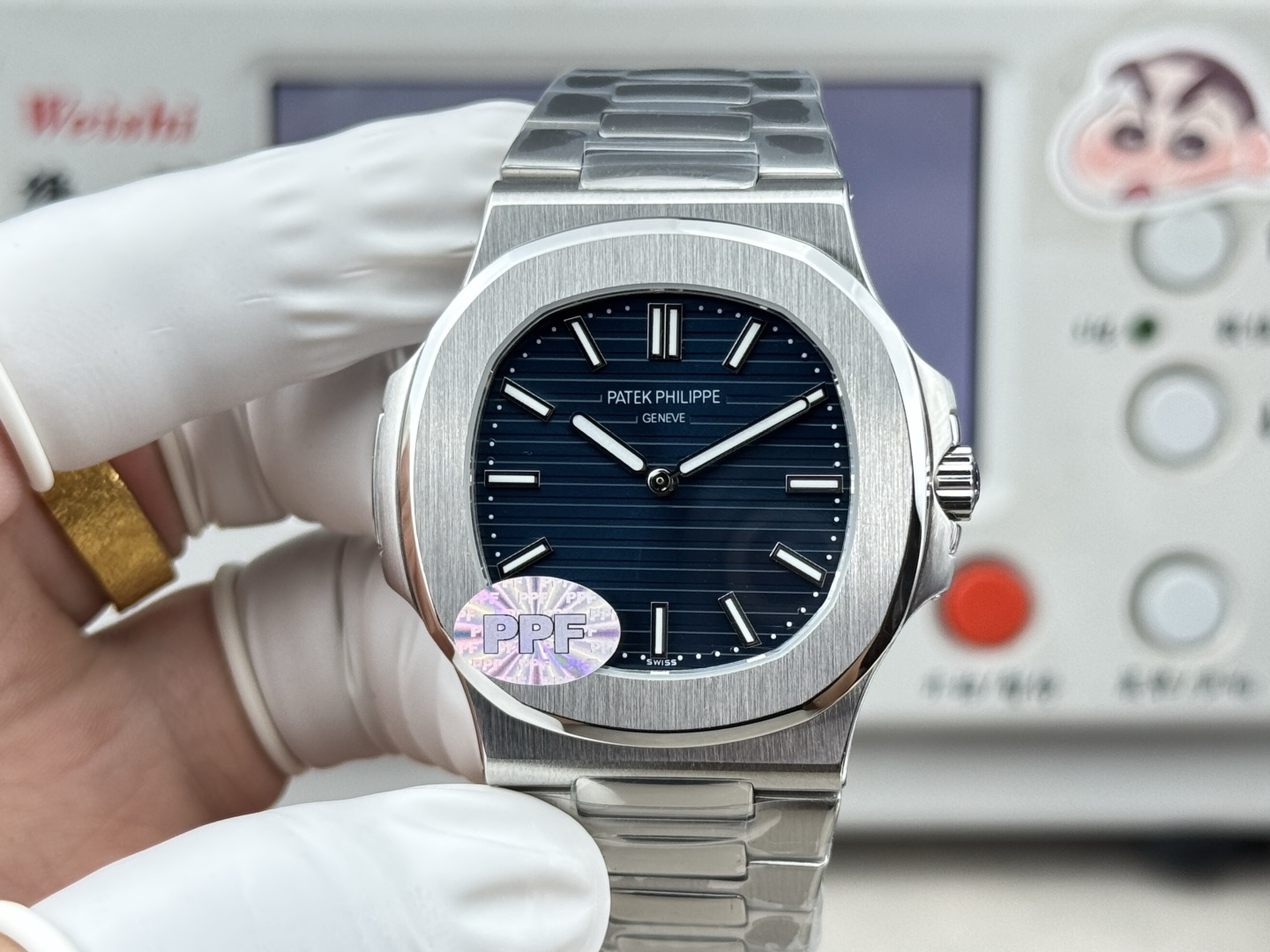 Patek Philippe Nautilus Date. Seconde Au Centre 5811/1G-001 1:1 Superclone - Image 3