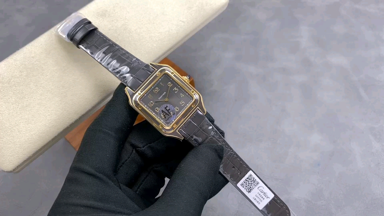 Cartier Santos-Dumont 43.5 mm AF Factory Configuration 4C74EB 1:1 Superclone