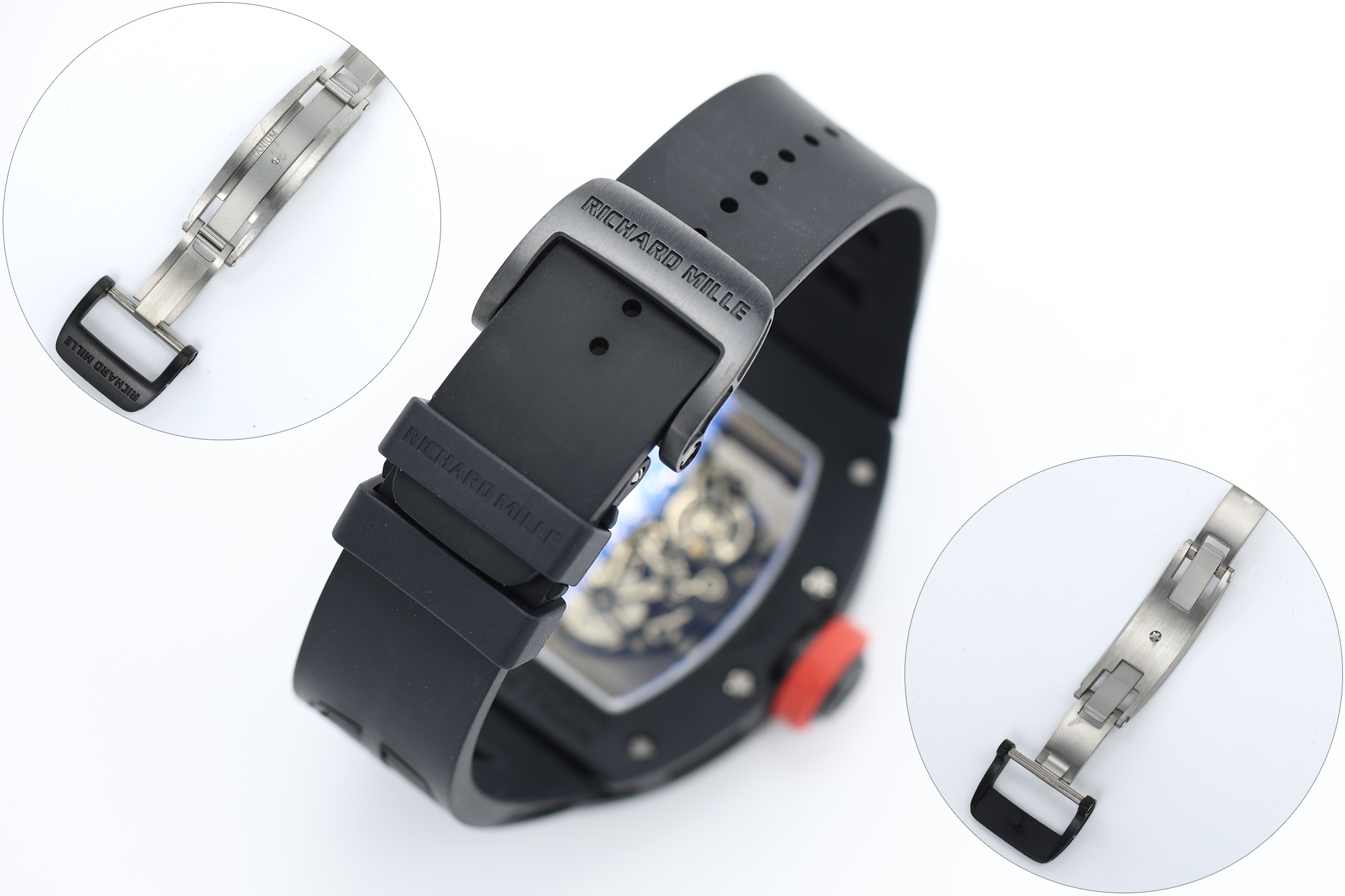 Richard Mille RM 055 RM055 Black Ceramic 42.70 mm Manual-wind ZF Factory Configuration 6705AE 1:1 Superclone - Image 4