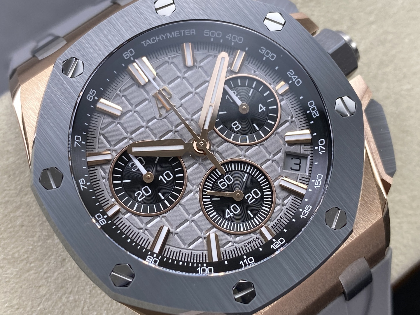 Audemars Piguet Royal Oak Offshore 26420 Stainless steel Rubber strap DDF Factory Configuration B61EAD 1:1 Superclone - Image 8