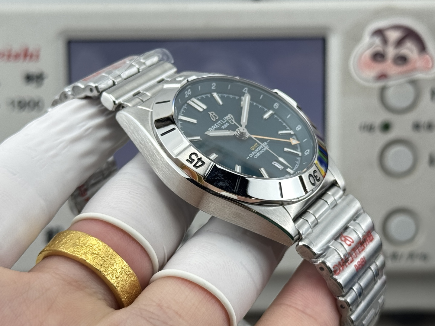 Breitling Chronomat A32398101M1A1 Stainless steel Stainless-steel bracelet 1:1 Superclone - Image 14