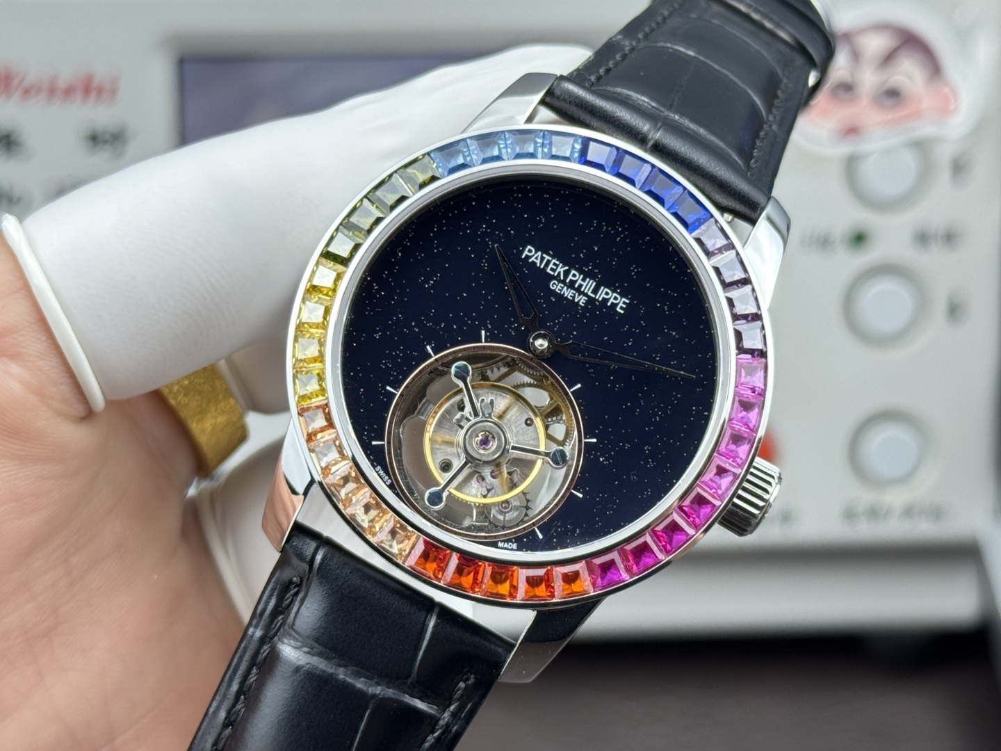 Patek Philippe Grand Complications 42 mm Tourbillon Manual-wind Configuration 53205F 1:1 Superclone - Image 2