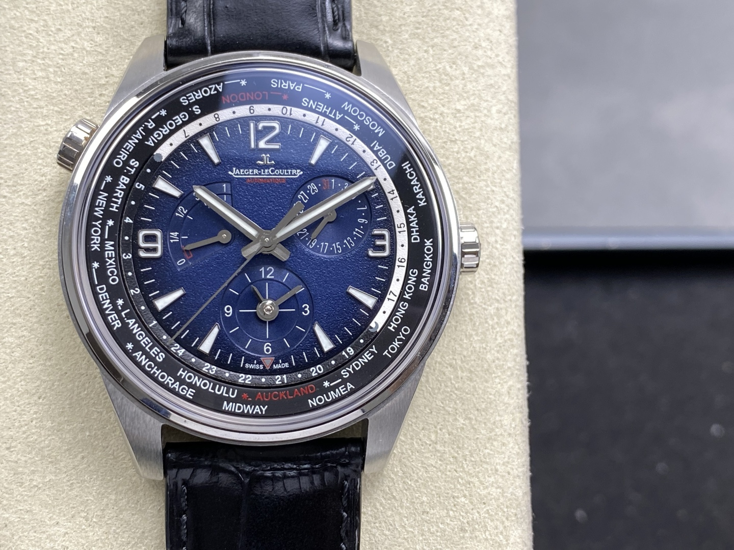 Jaeger-LeCoultre Polaris 42 mm World time ZF Factory Configuration 070C09 1:1 Superclone - Image 5
