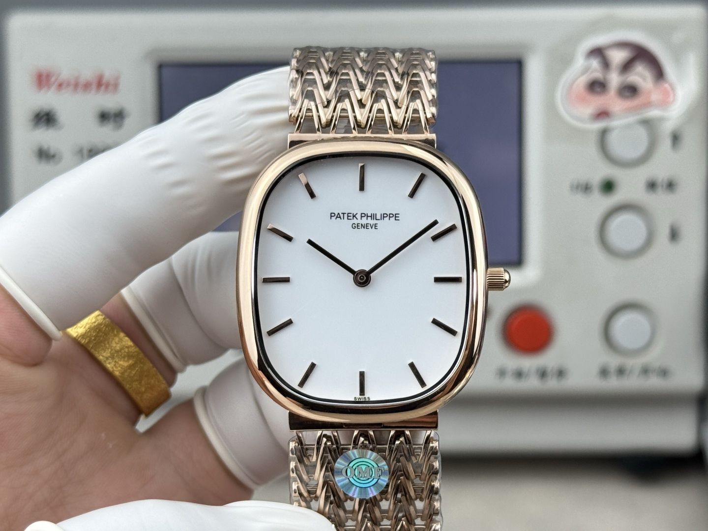 Patek Philippe Golden Ellipse Automatic OMF Factory Configuration 5EE6A8 1:1 Superclone - Image 2