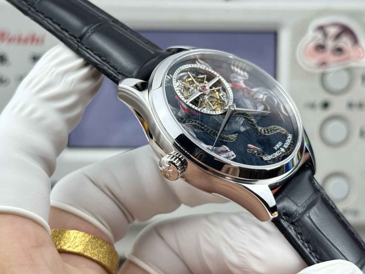 Vacheron Constantin Overseas 42 mm Tourbillon Manual-wind ANT Factory Configuration A196FF 1:1 Superclone - Image 7