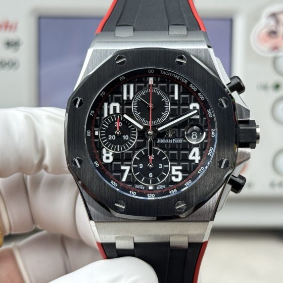 Audemars Piguet Royal Oak Offshore 26470 Stainless steel Rubber strap 42 mm Chronograph LS Factory Configuration 150FA6 1:1 Superclone