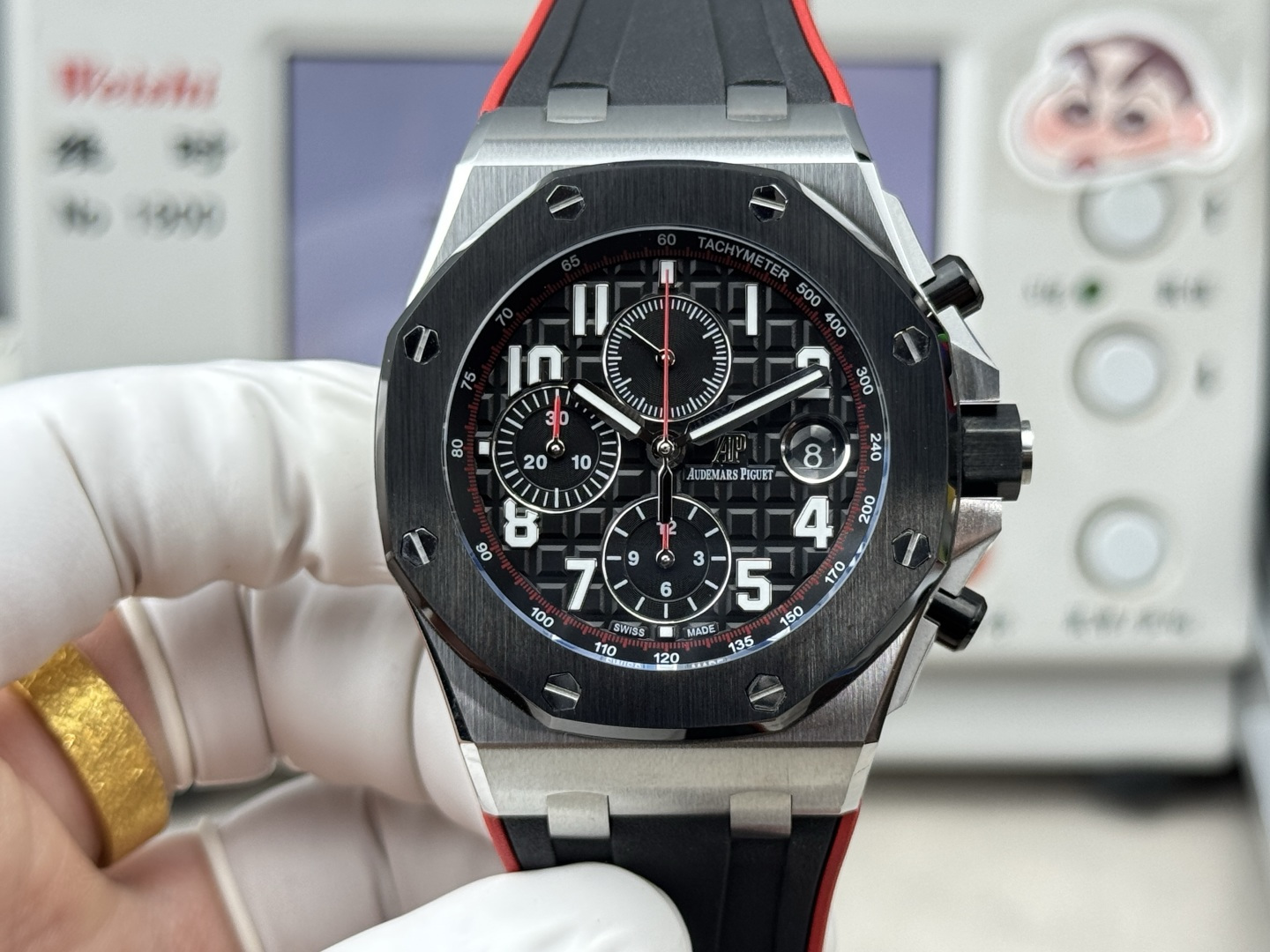 Audemars Piguet Royal Oak Offshore 26470 Stainless steel Rubber strap 42 mm Chronograph LS Factory Configuration 150FA6 1:1 Superclone