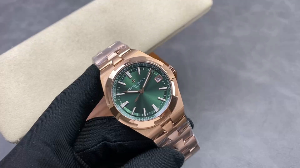 Vacheron Constantin Overseas 4500V Stainless steel Rose Stainless-steel bracelet K1 Factory Configuration 915BE1 1:1 Superclone