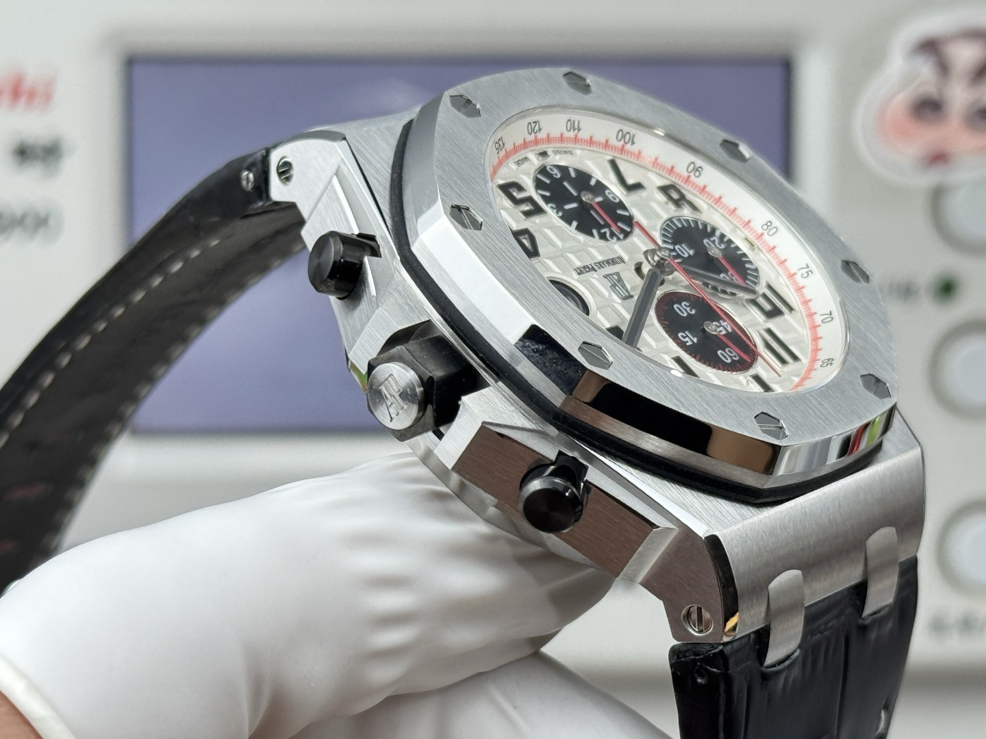 Audemars Piguet Royal Oak Offshore 26470 Stainless steel Rubber strap 42 mm Chronograph LS Factory Configuration E2B587 1:1 Superclone - Image 6