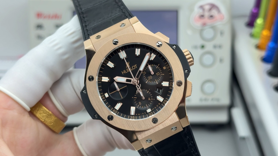 Hublot Big Bang Rubber strap 44 mm Chronograph Configuration 07D1E3 1:1 Superclone