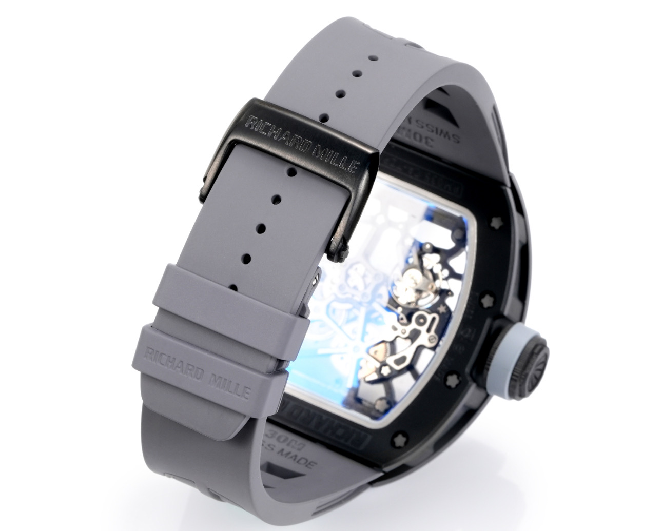 Richard Mille RM 035 RM035 Black Rubber strap Manual-wind Configuration 1FF497 1:1 Superclone - Image 2