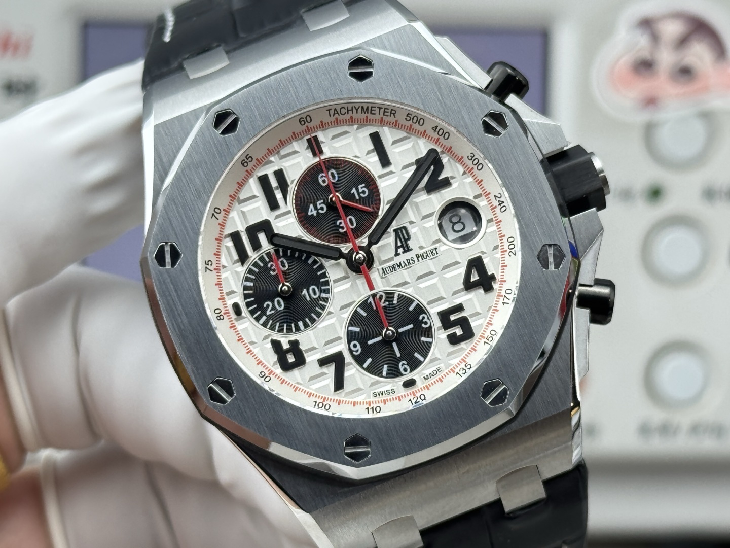 Audemars Piguet Royal Oak Offshore 26470 Stainless steel Rubber strap 42 mm Chronograph LS Factory Configuration E2B587 1:1 Superclone