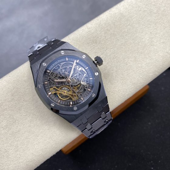 Audemars Piguet Royal Oak Double Balance Wheel Openworked 15416CE.OO.1225CE.01 Black Ceramic 1:1 Superclone