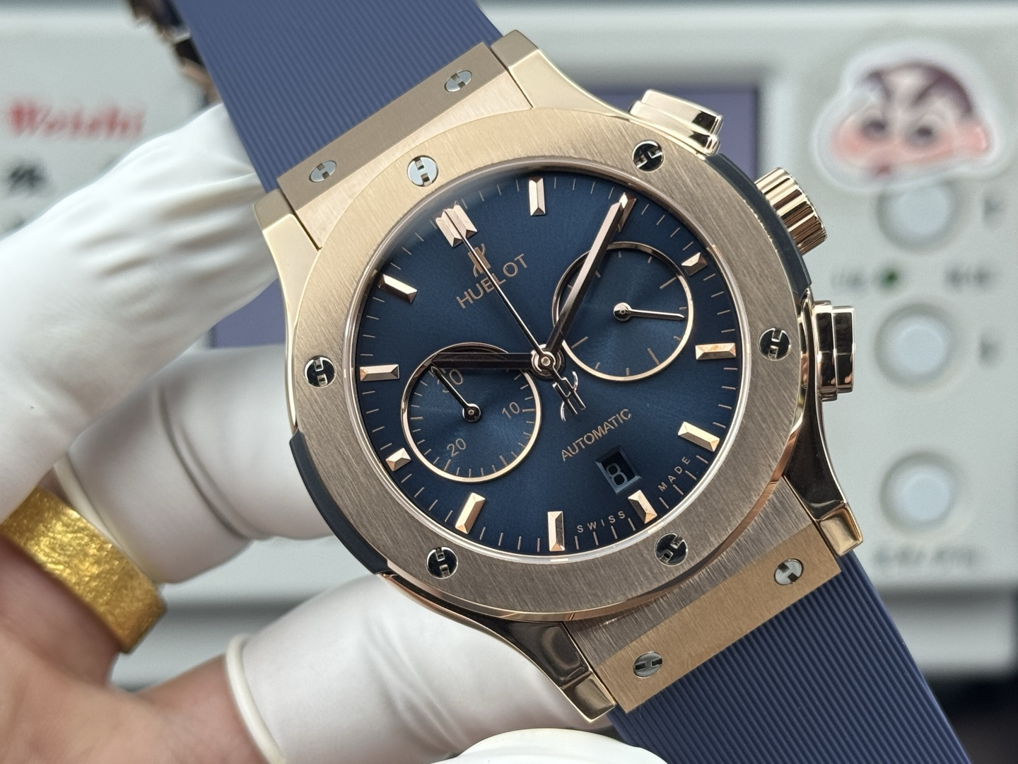 Hublot Classic Fusion Stainless steel 45 mm Chronograph Configuration 4DE7F6 1:1 Superclone - Image 4