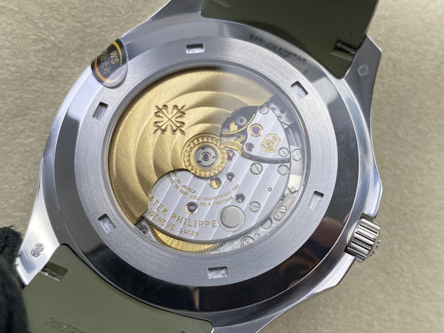 Patek Philippe Aquanaut Platinum Rubber strap Configuration F5C8DF 1:1 Superclone - Image 10