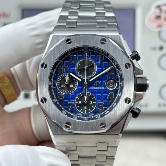 Audemars Piguet Royal Oak Offshore 26470 Stainless steel Rubber strap 42 mm Chronograph LS Factory Configuration 7F84E3 1:1 Superclone