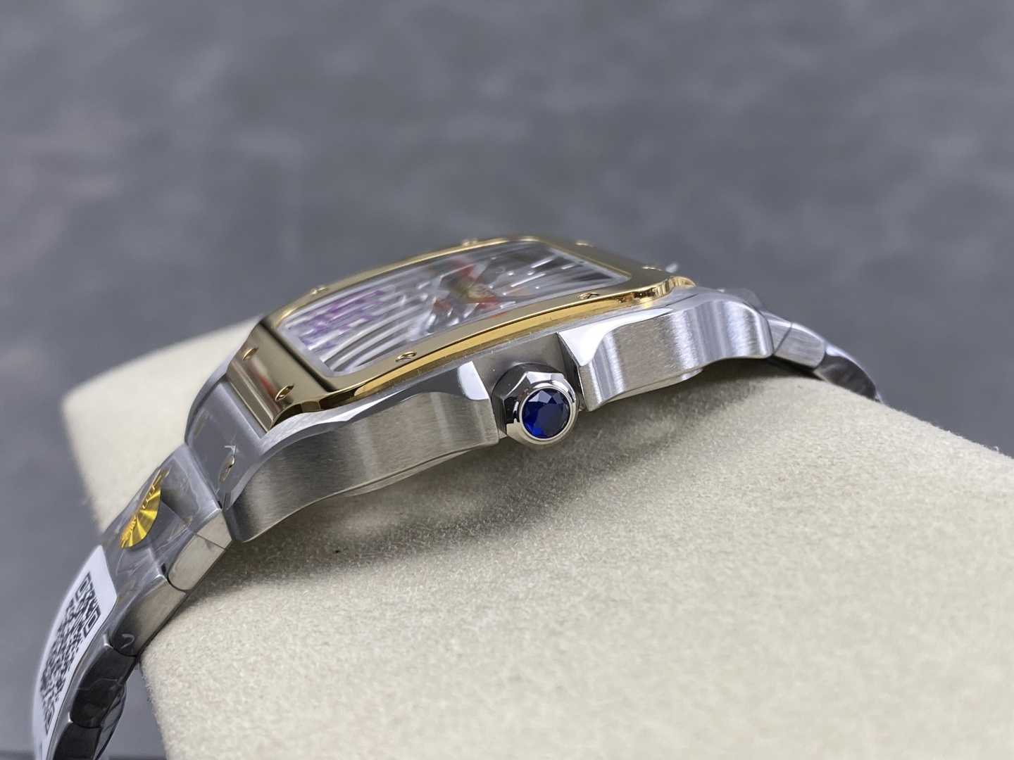 Cartier Santos de Cartier Skeleton 39.8 mm AF Factory Configuration CDE70D 1:1 Superclone - Image 2