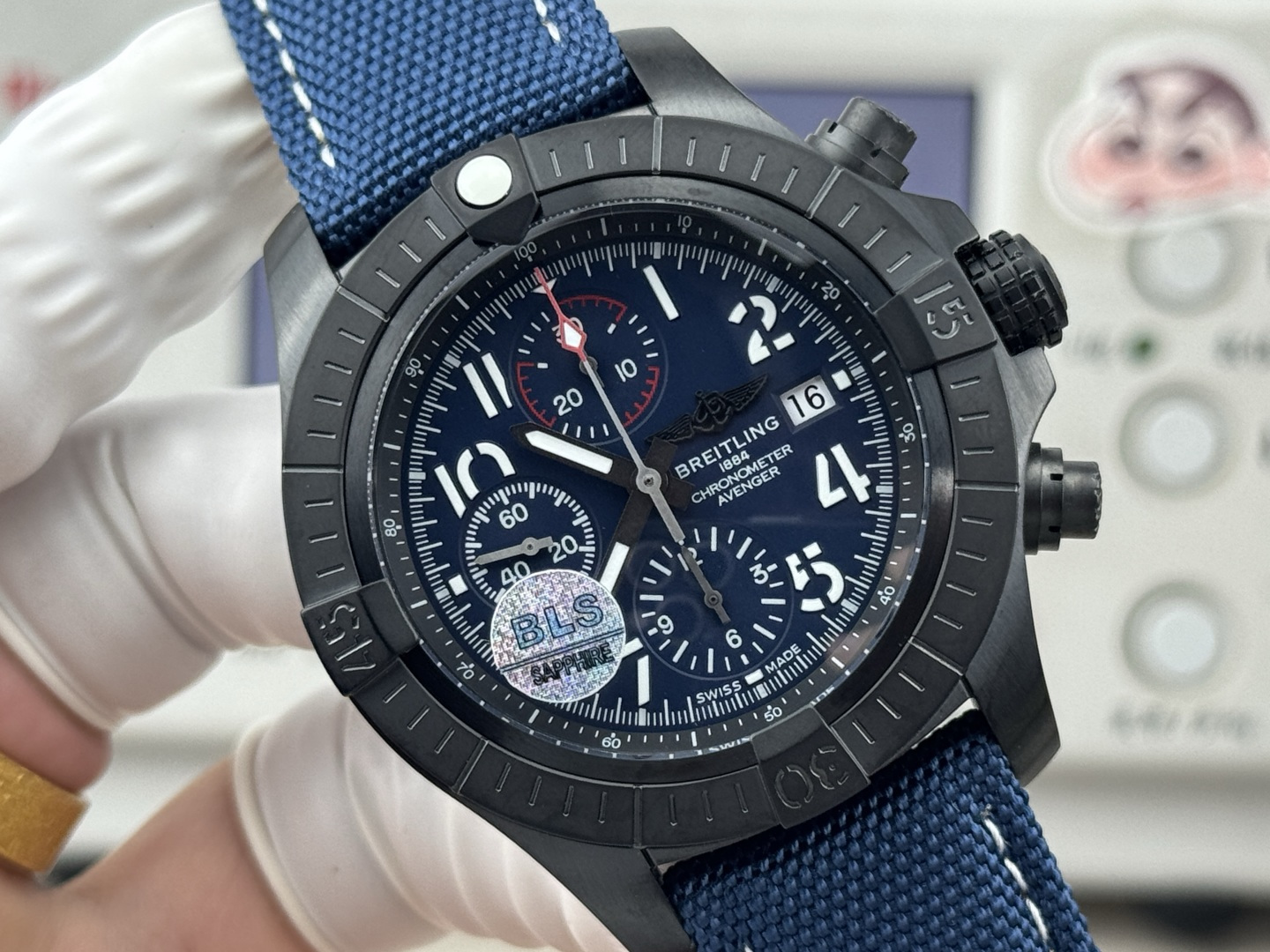 Breitling Avenger Stainless steel 45 mm Chronograph BLS Factory Configuration B33A15 1:1 Superclone - Image 7