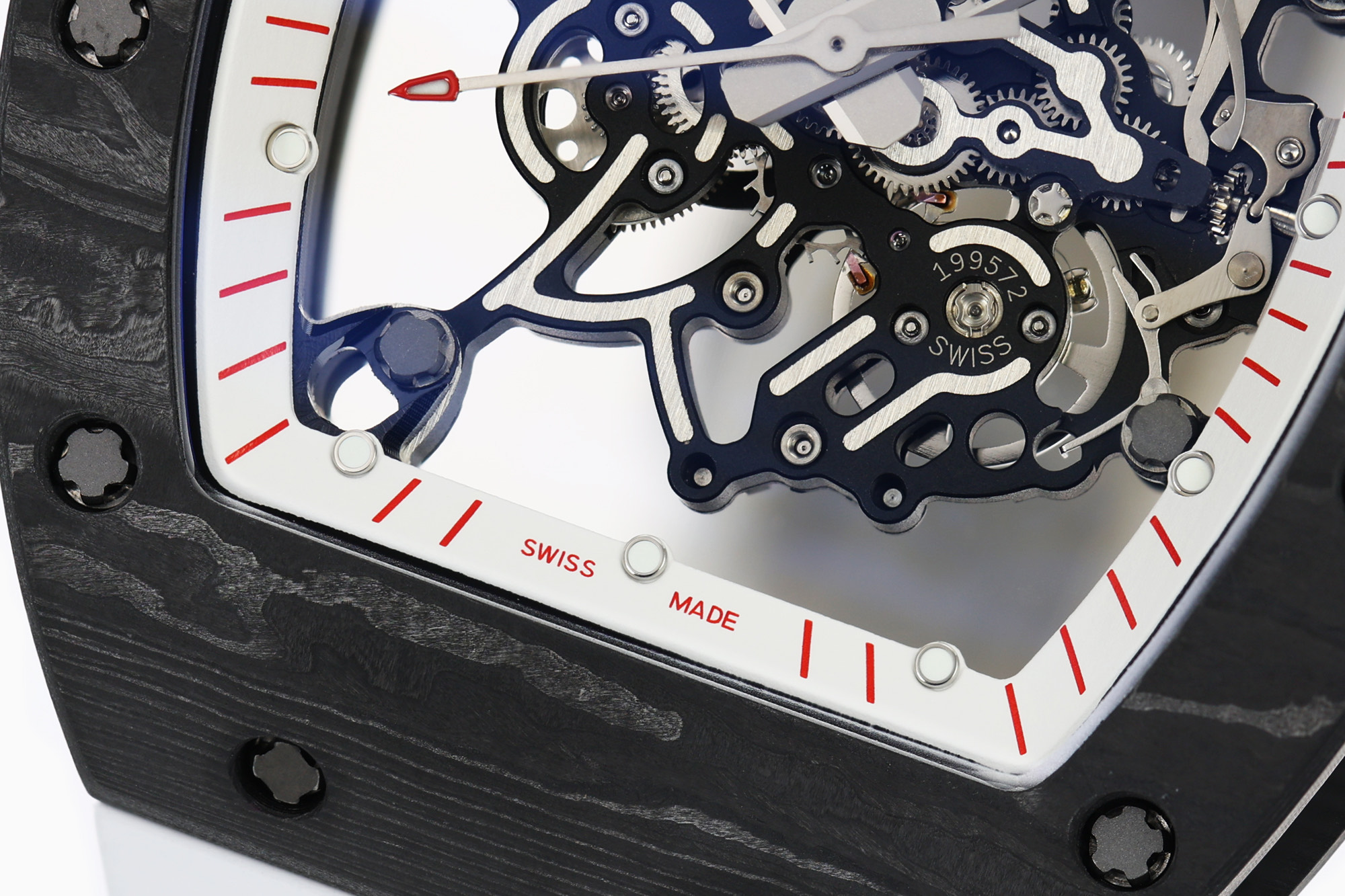 Richard Mille RM 055 RM055 Carbon composite Manual-wind ZF Factory Configuration 3D7C72 1:1 Superclone - Image 15