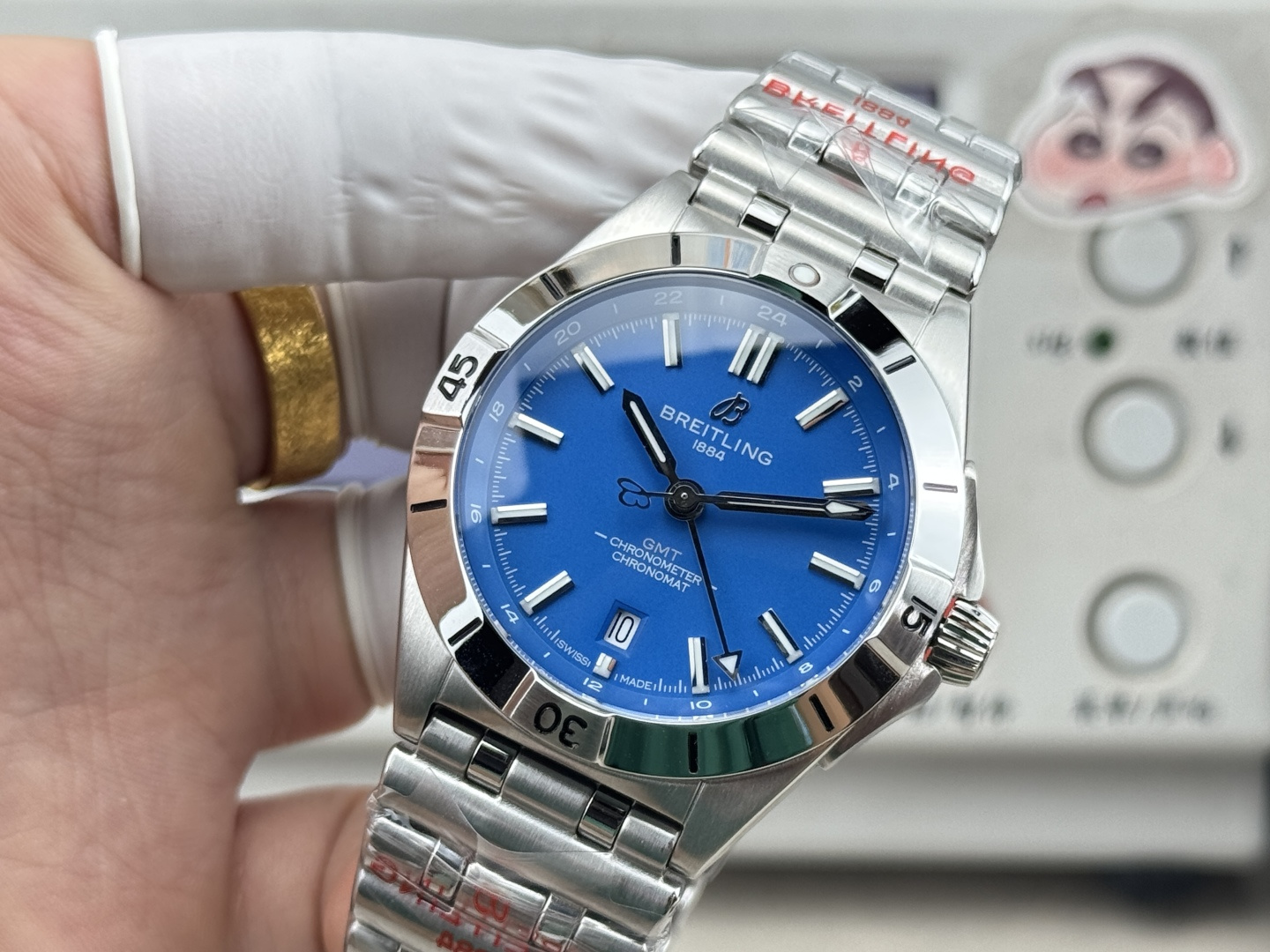 Breitling Chronomat A32398101M1A1 Stainless steel Stainless-steel bracelet 1:1 Superclone - Image 41
