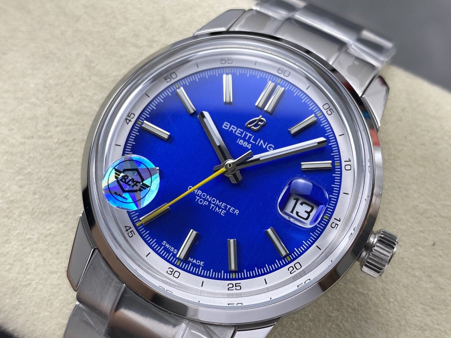 Breitling Top Time Stainless-steel bracelet 38 mm BLS Factory Configuration 744E01 1:1 Superclone - Image 4