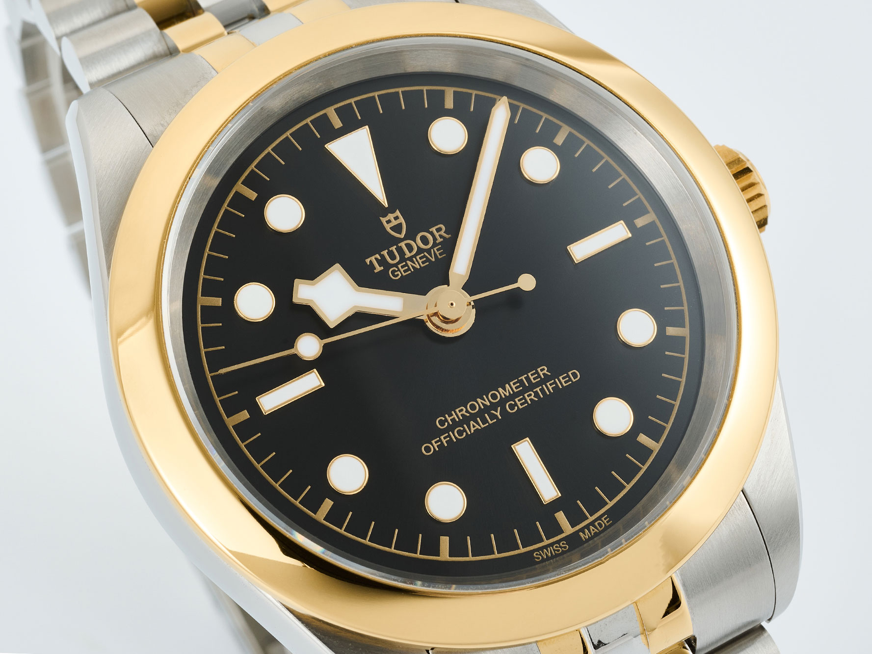 Tudor Black Bay One 41 S&G watch - 41mm steel case, Yellow gold bezel - m79683-0001 1:1 Superclone - Image 7