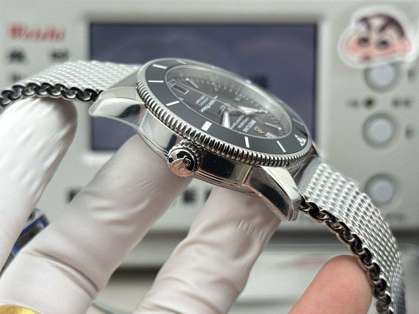 Breitling Superocean Heritage Rubber strap 42 mm GF Factory Configuration 6023A4 1:1 Superclone - Image 8