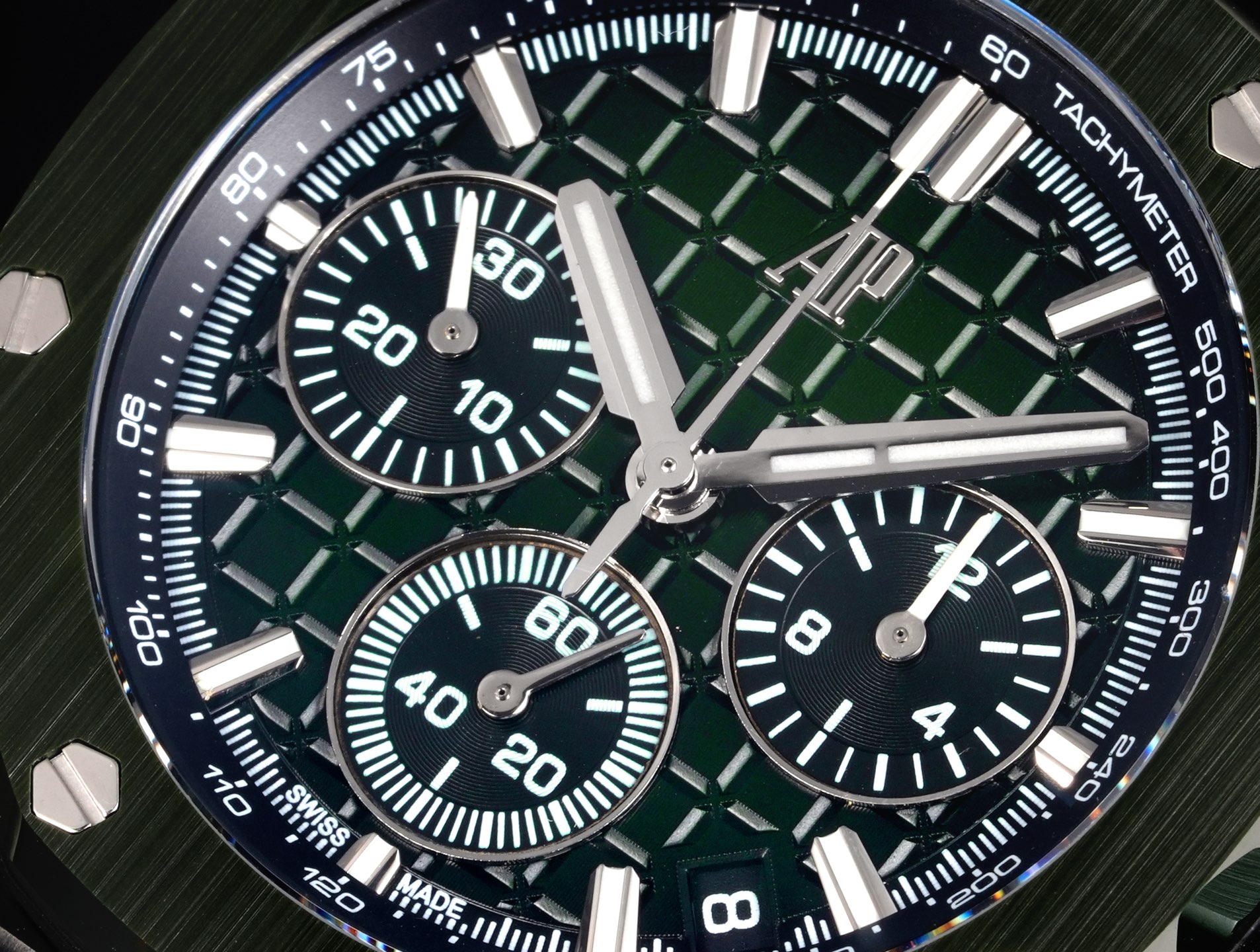 Audemars Piguet Royal Oak Offshore 26420 316 Stainless Steel Rubber strap 43 mm Date display Configuration C75B61 1:1 Superclone - Image 9