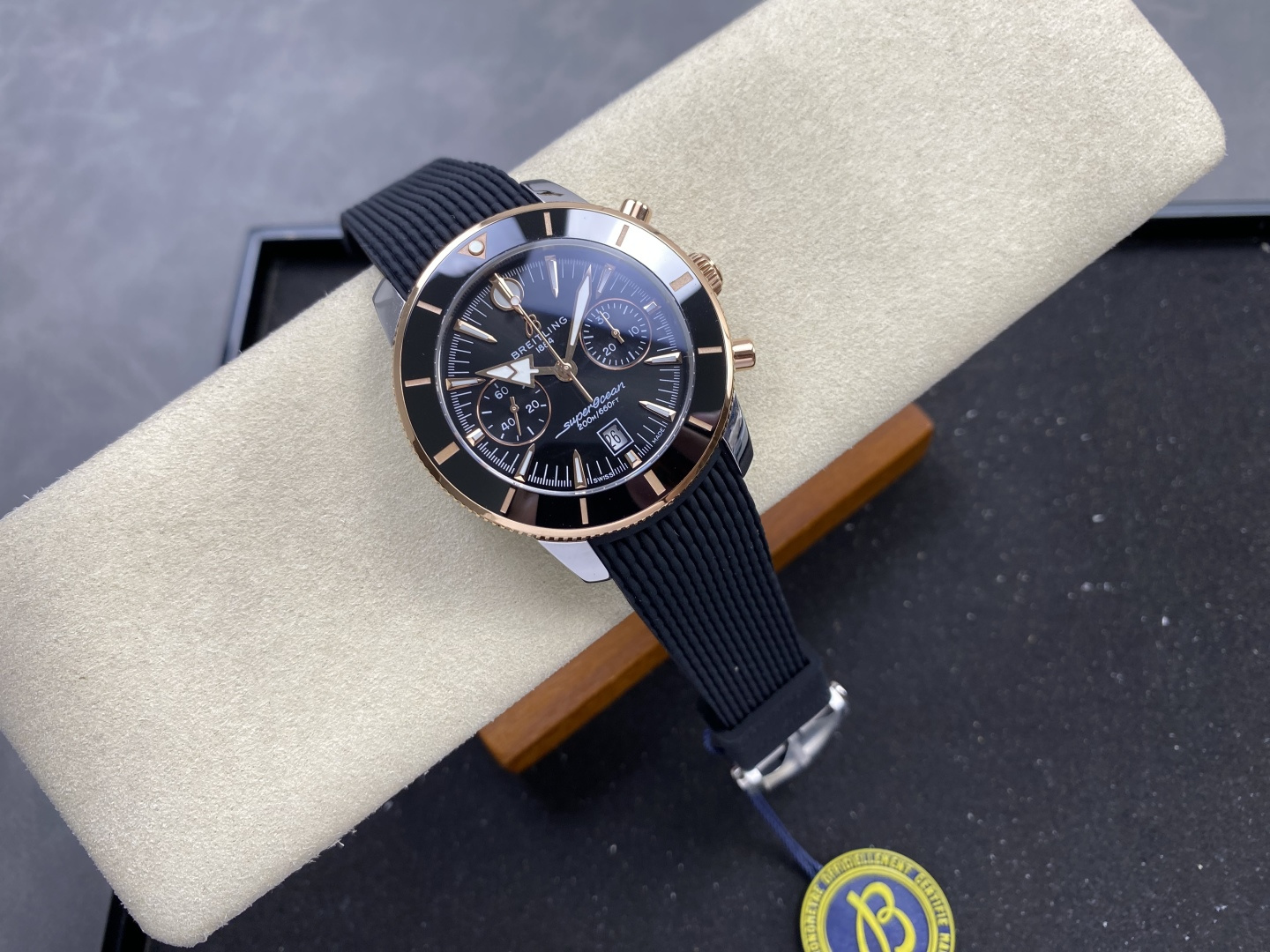 Breitling Superocean Heritage Rubber strap Chronograph BLS Factory Configuration 96C01F 1:1 Superclone - Image 4