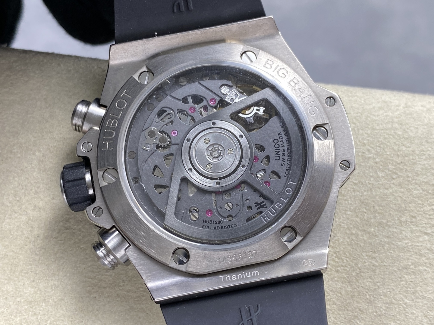 Hublot Big Bang Titanium 42 mm Chronograph BBF Factory Configuration 79BC86 1:1 Superclone - Image 7
