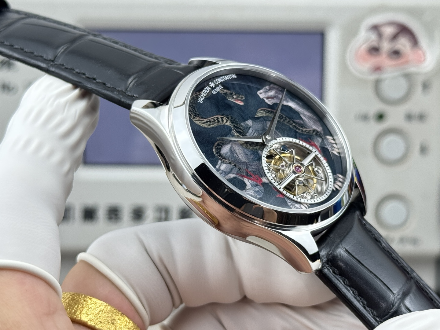 Vacheron Constantin Overseas 42 mm Tourbillon Manual-wind ANT Factory Configuration A196FF 1:1 Superclone - Image 3