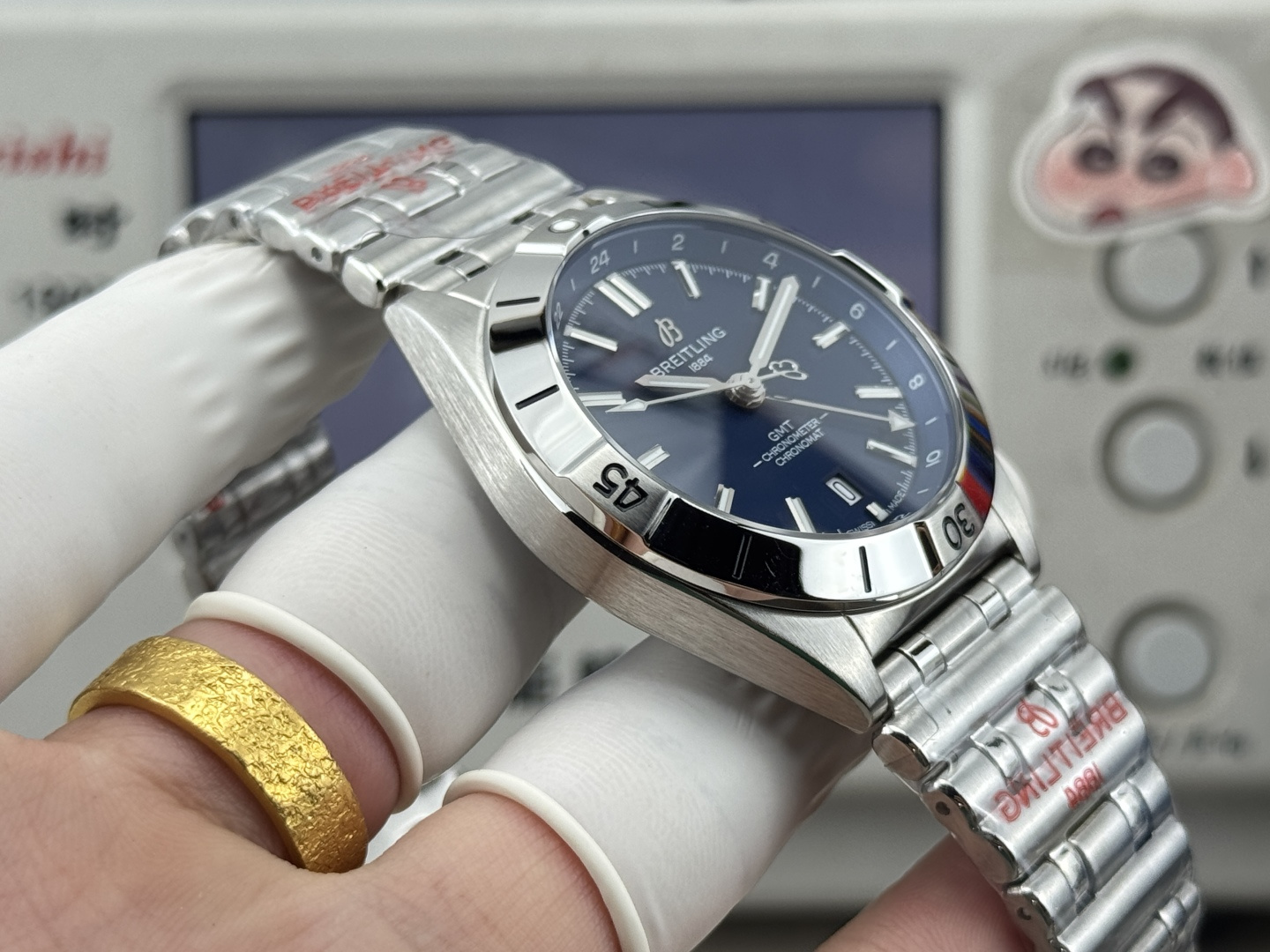 Breitling Chronomat A32398101M1A1 Stainless steel Stainless-steel bracelet 1:1 Superclone - Image 43