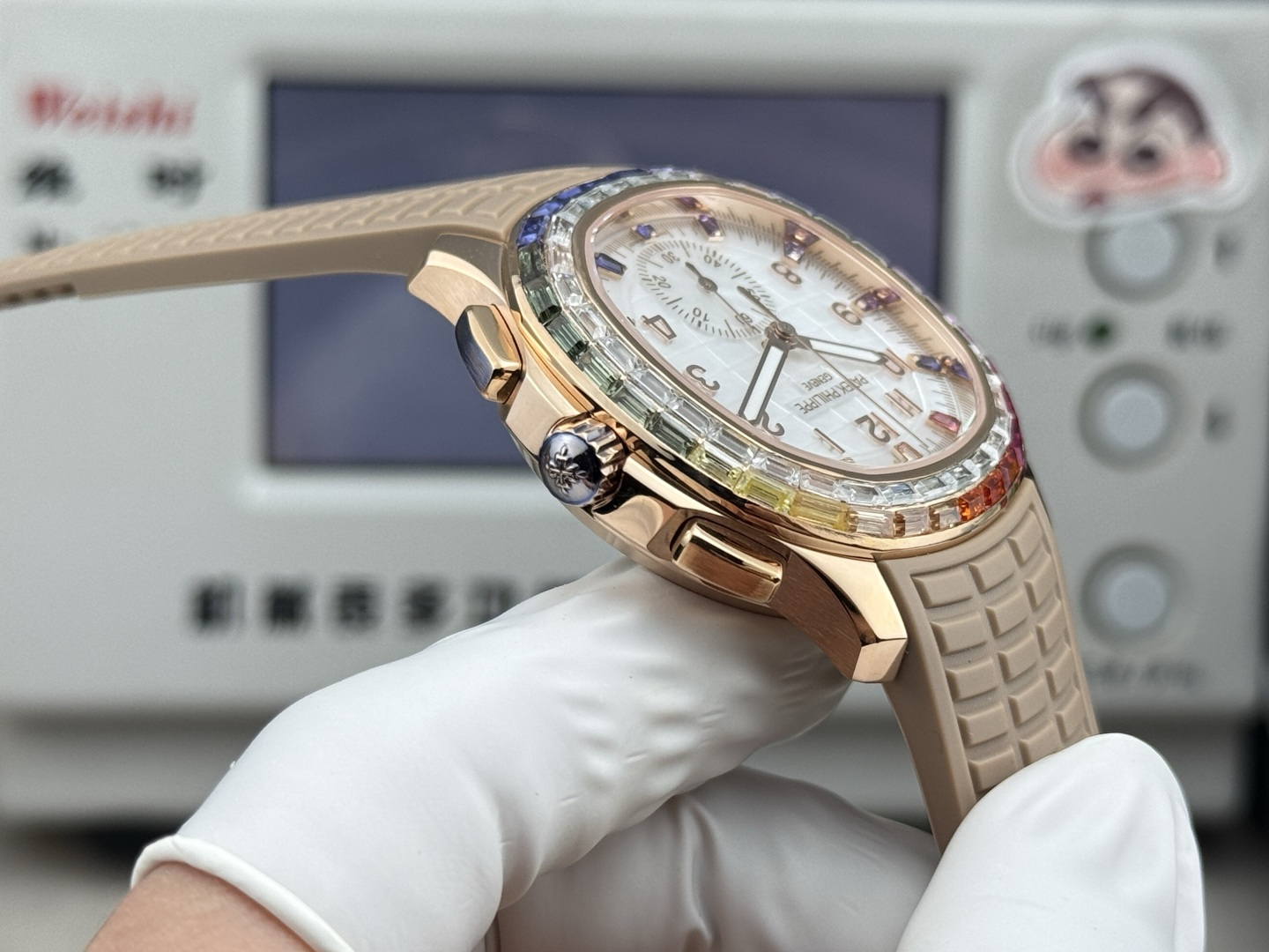 Patek Philippe Aquanaut Luce 7968/300R-001 Rainbow Chronograph 1:1 Superclone - Image 151
