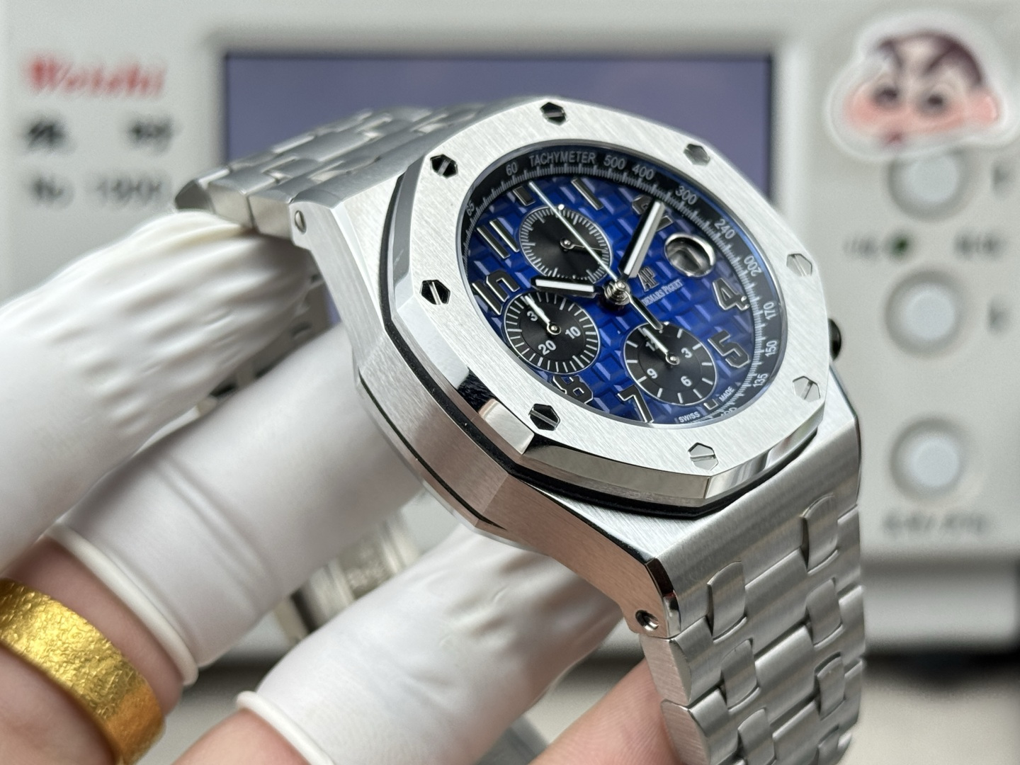 Audemars Piguet Royal Oak Offshore 26470 Stainless steel Rubber strap 42 mm Chronograph LS Factory Configuration 7F84E3 1:1 Superclone - Image 2