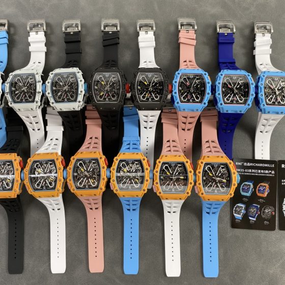 Richard Mille RM 035 RM35 Carbon composite 43.15 x 49.95 mm Skeleton / openworked CLEAN Factory Configuration 52C312 1:1 Superclone