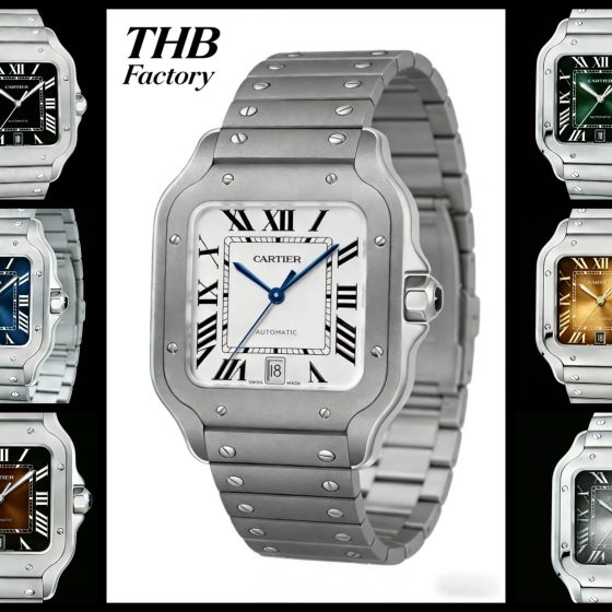 Cartier Santos Titanium THB Factory Configuration 1E12DD 1:1 Superclone