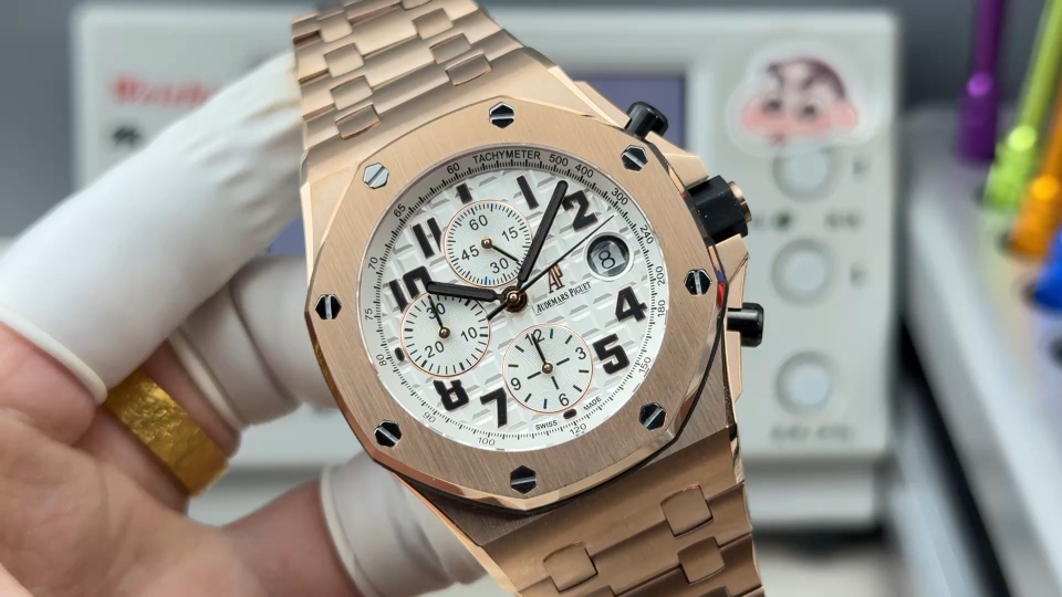 Audemars Piguet Royal Oak Offshore 26470 Stainless steel Rubber strap 42 mm Chronograph LS Factory Configuration 1431D8 1:1 Superclone
