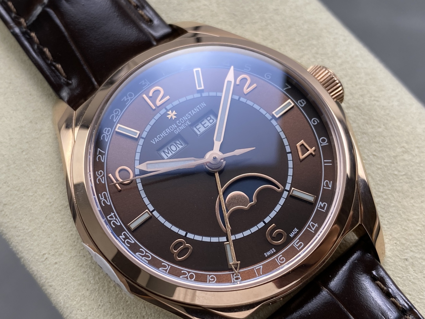 Vacheron Constantin Fiftysix 4000E/000A-B548 Leather strap 1:1 Superclone - Image 12