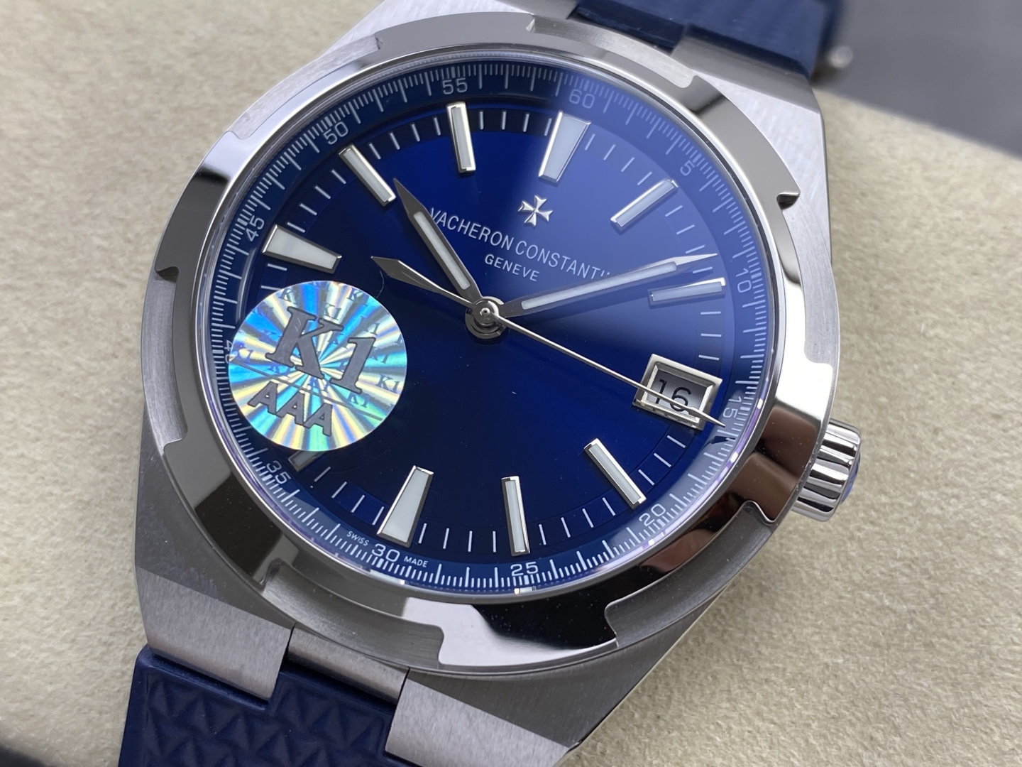 Vacheron Constantin Overseas 4500V Stainless steel Rose Stainless-steel bracelet K1 Factory Configuration 3A012E 1:1 Superclone - Image 5