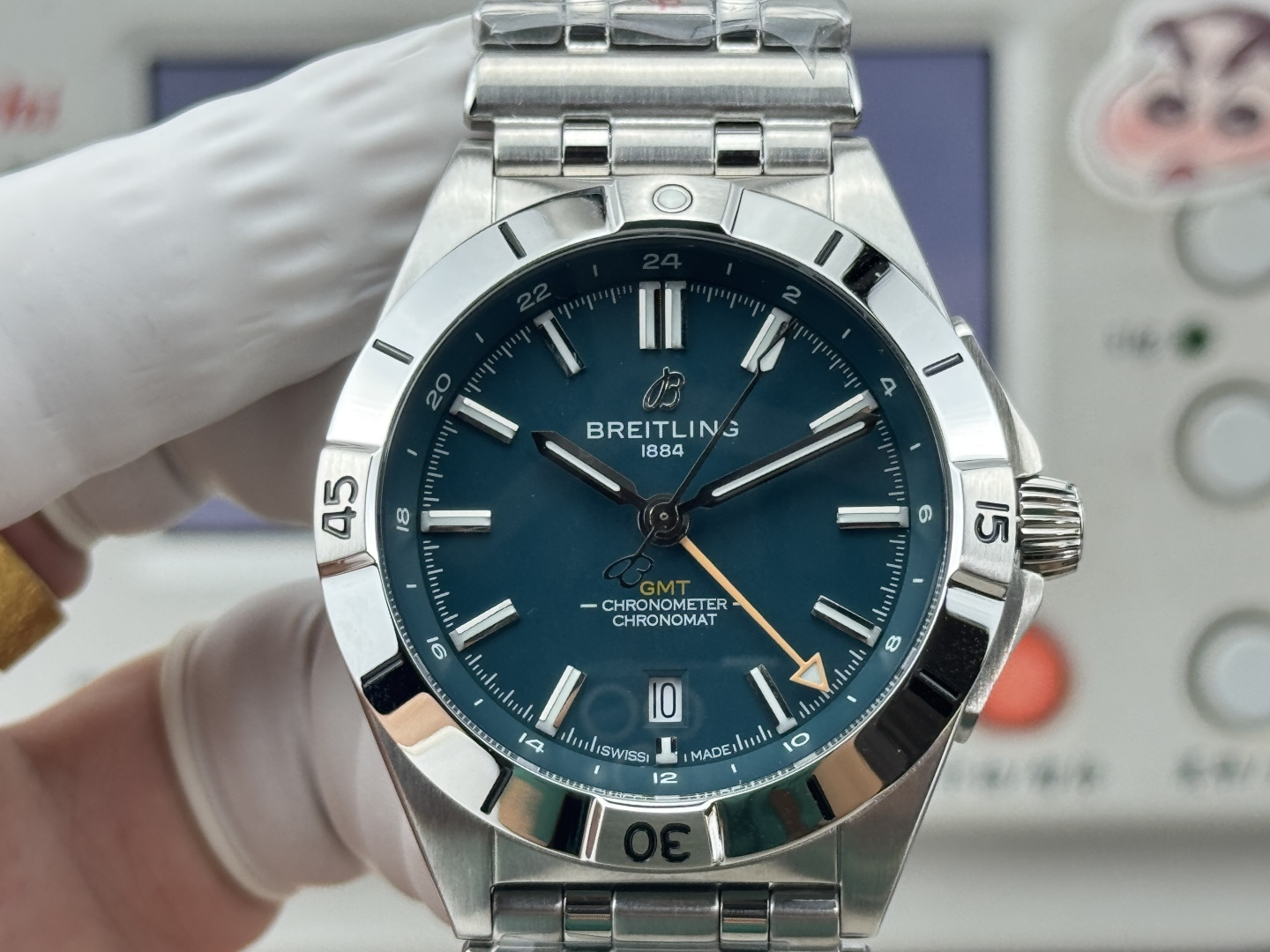 Breitling Chronomat A32398101M1A1 Stainless steel Stainless-steel bracelet 1:1 Superclone - Image 45