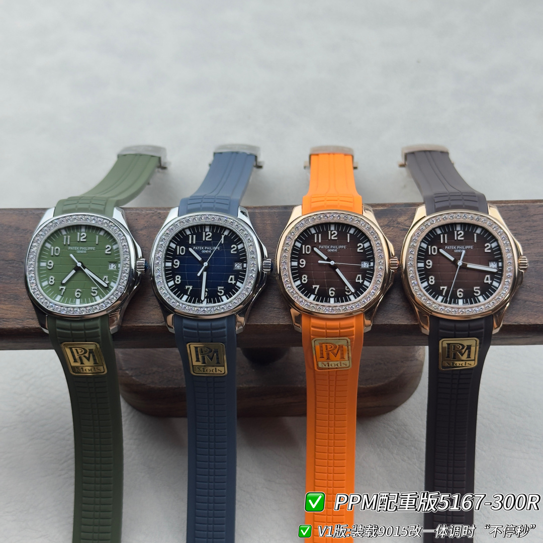 Patek Philippe Aquanaut Rubber strap PPM Factory Configuration 2034D9 1:1 Superclone