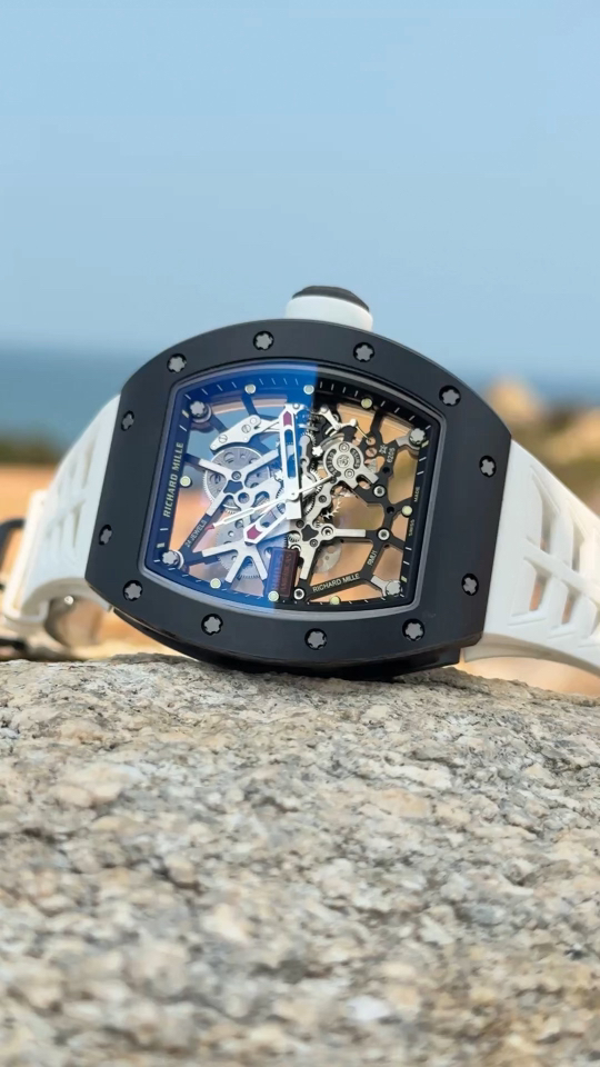 Richard Mille RM 035 RM035 Black Rubber strap Manual-wind Configuration D562EB 1:1 Superclone