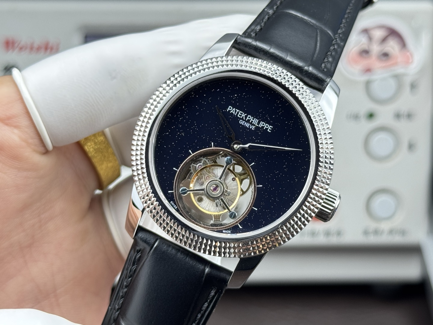 Patek Philippe Grand Complications 42 mm Tourbillon Manual-wind Configuration F09B8B 1:1 Superclone - Image 4
