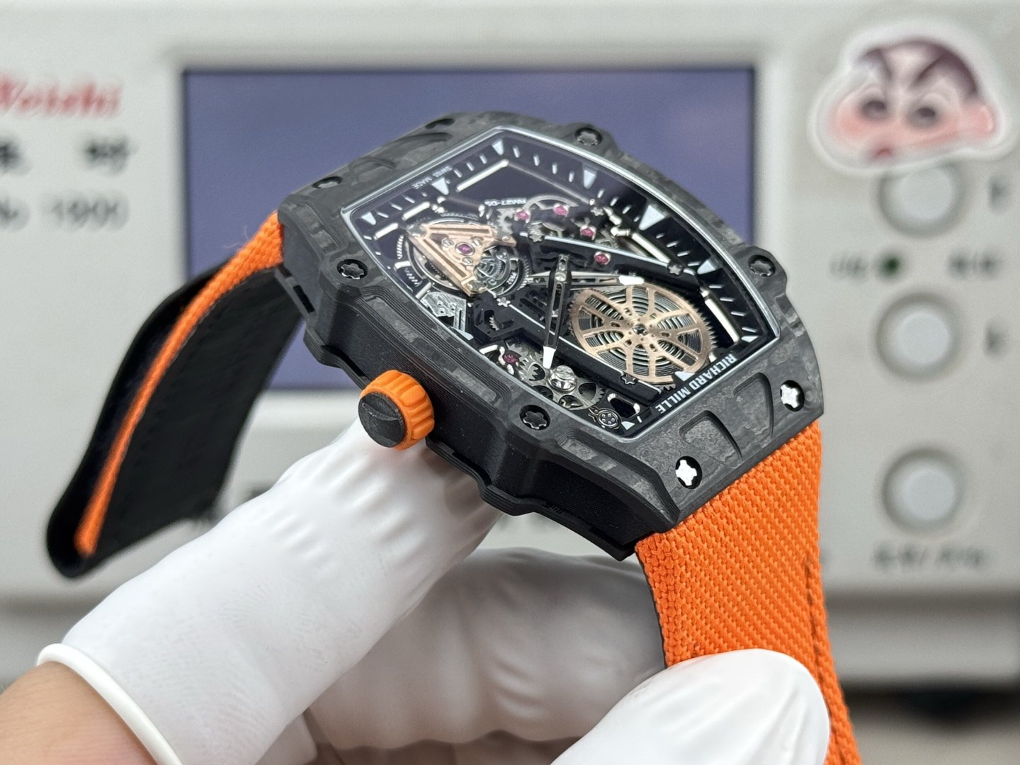 Richard Mille RM 027 RM27-05 Carbon composite Tourbillon Configuration 95995A 1:1 Superclone - Image 9