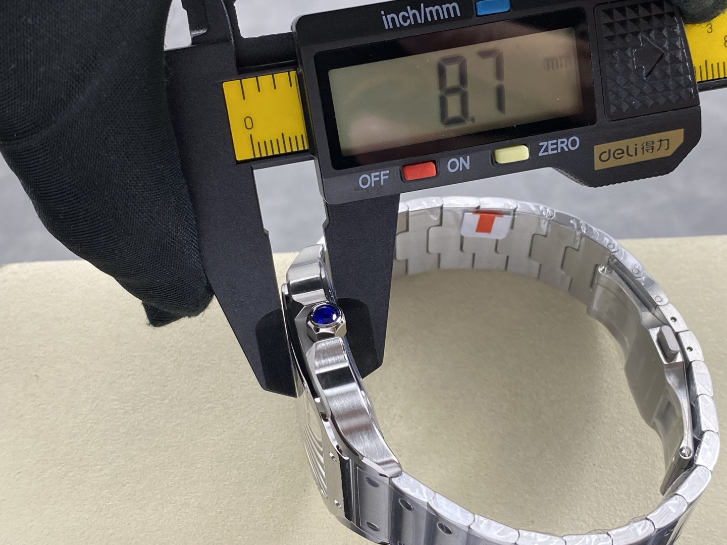 Cartier Santos de Cartier Skeleton Stainless-steel bracelet Configuration 81CD00 1:1 Superclone - Image 17