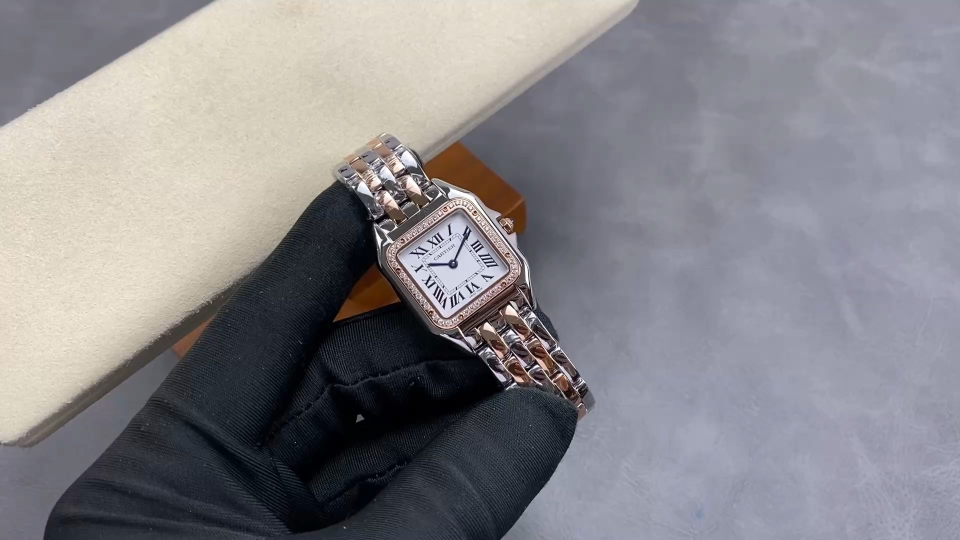 Cartier Panthère Stainless steel White dial 27 x 37 mm BV Factory Configuration 27AE9B 1:1 Superclone